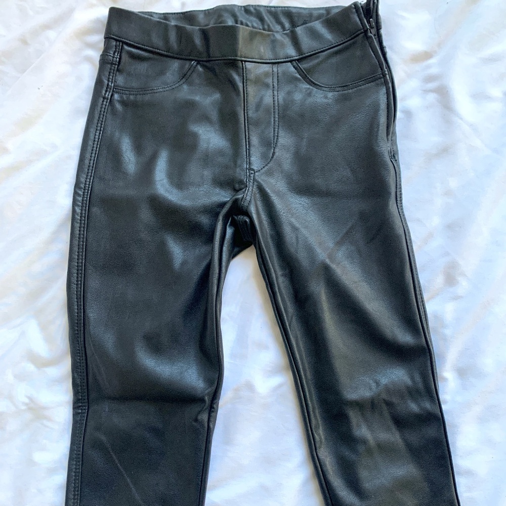 Leather leggings